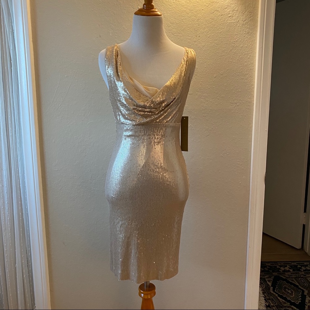 NWT Nicole Miller Sequin Dress